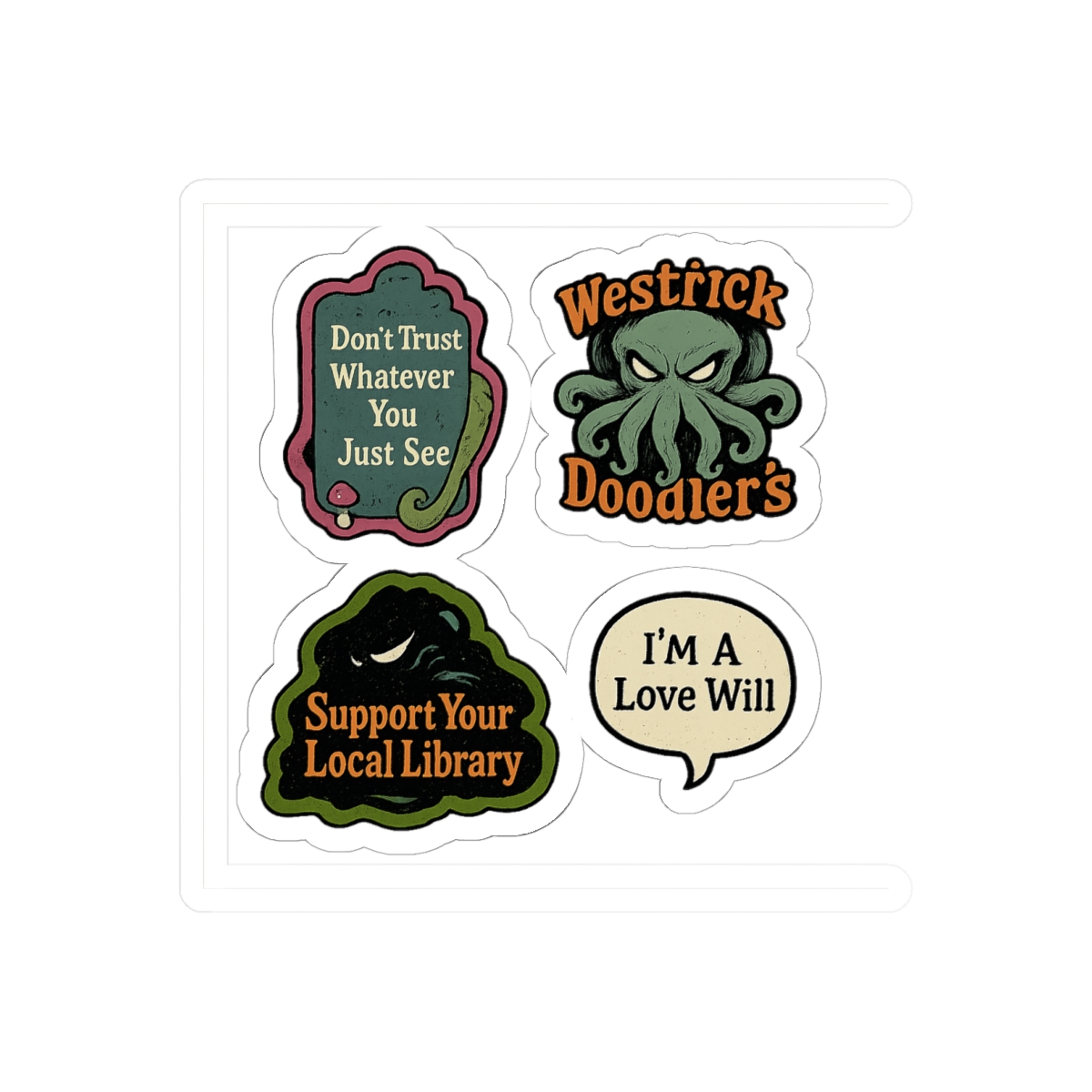 Dungeons and Daddies S1 Sticker Sheet