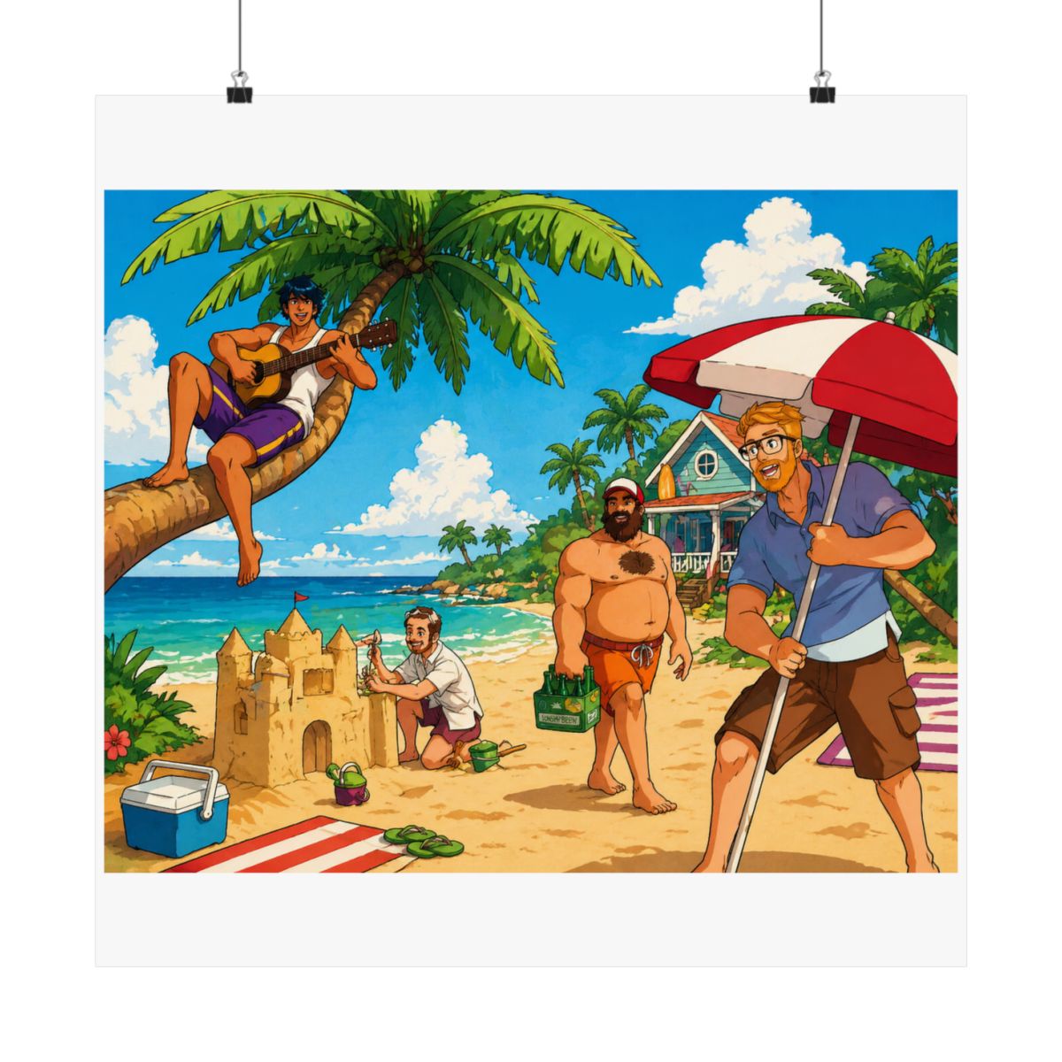 Beach Day Poster - alternate angle 4, merchandise