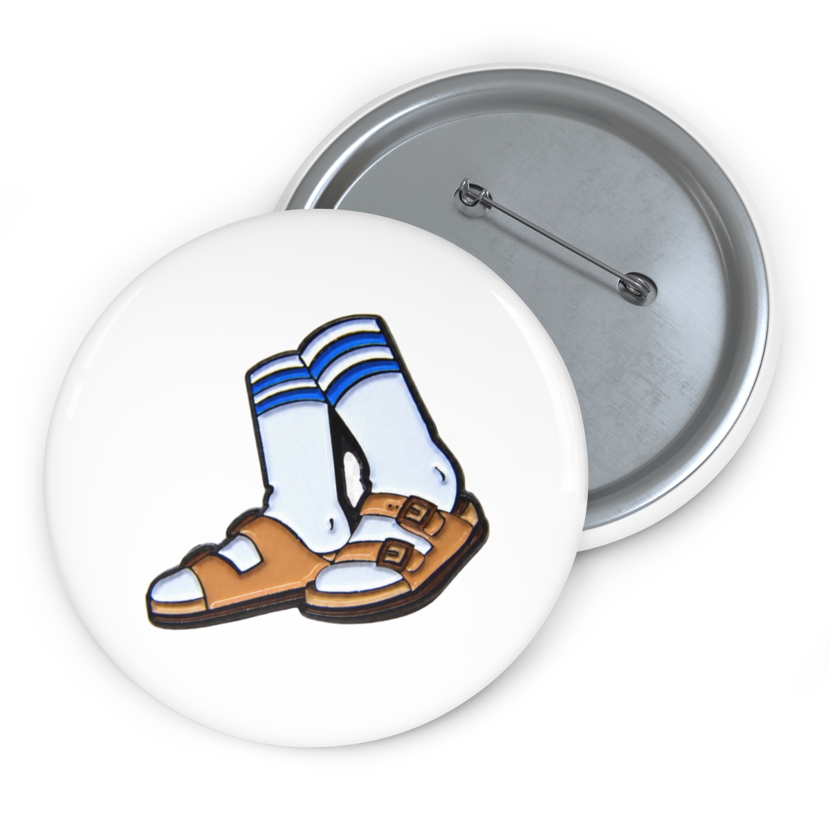 Birkensocks Pin - alternate angle 2, merchandise