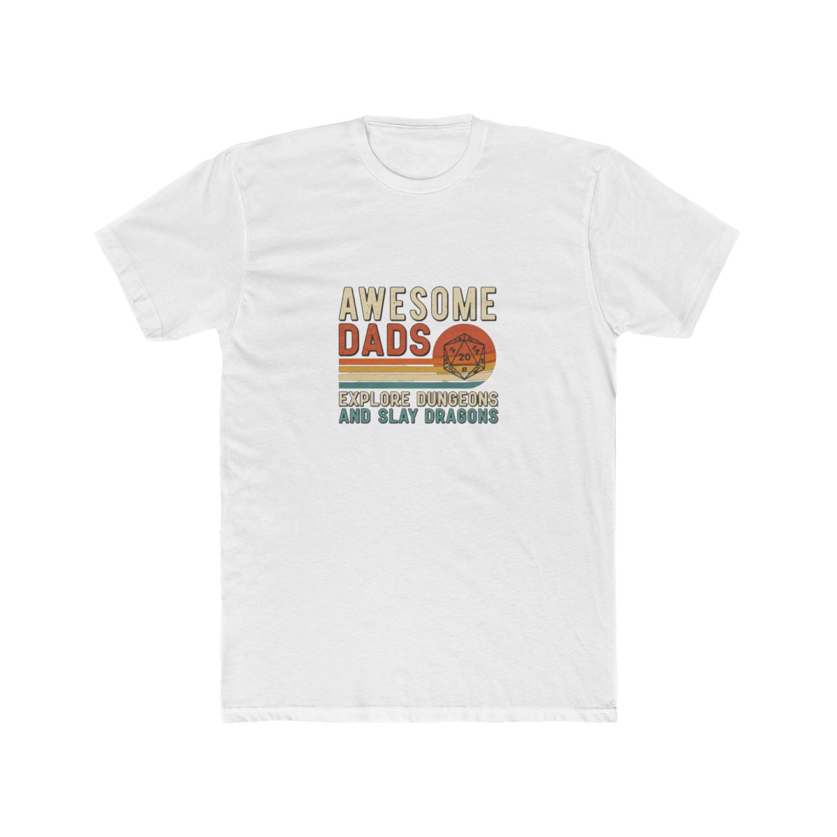 Awesome Dads Explore Dungeons and Slay Dragons T Shirt | D&D Tee | Dungeons and Dragons Shirt - alternate angle 5, merchandise