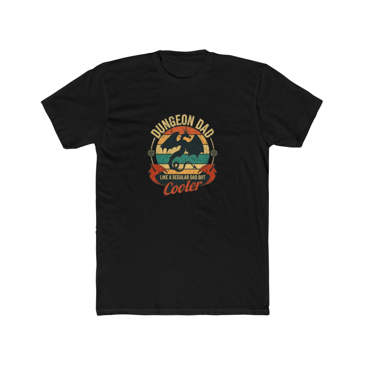 Dungeon Dad Funny Fantasy T Shirt - D&D Gamer Dad Gift