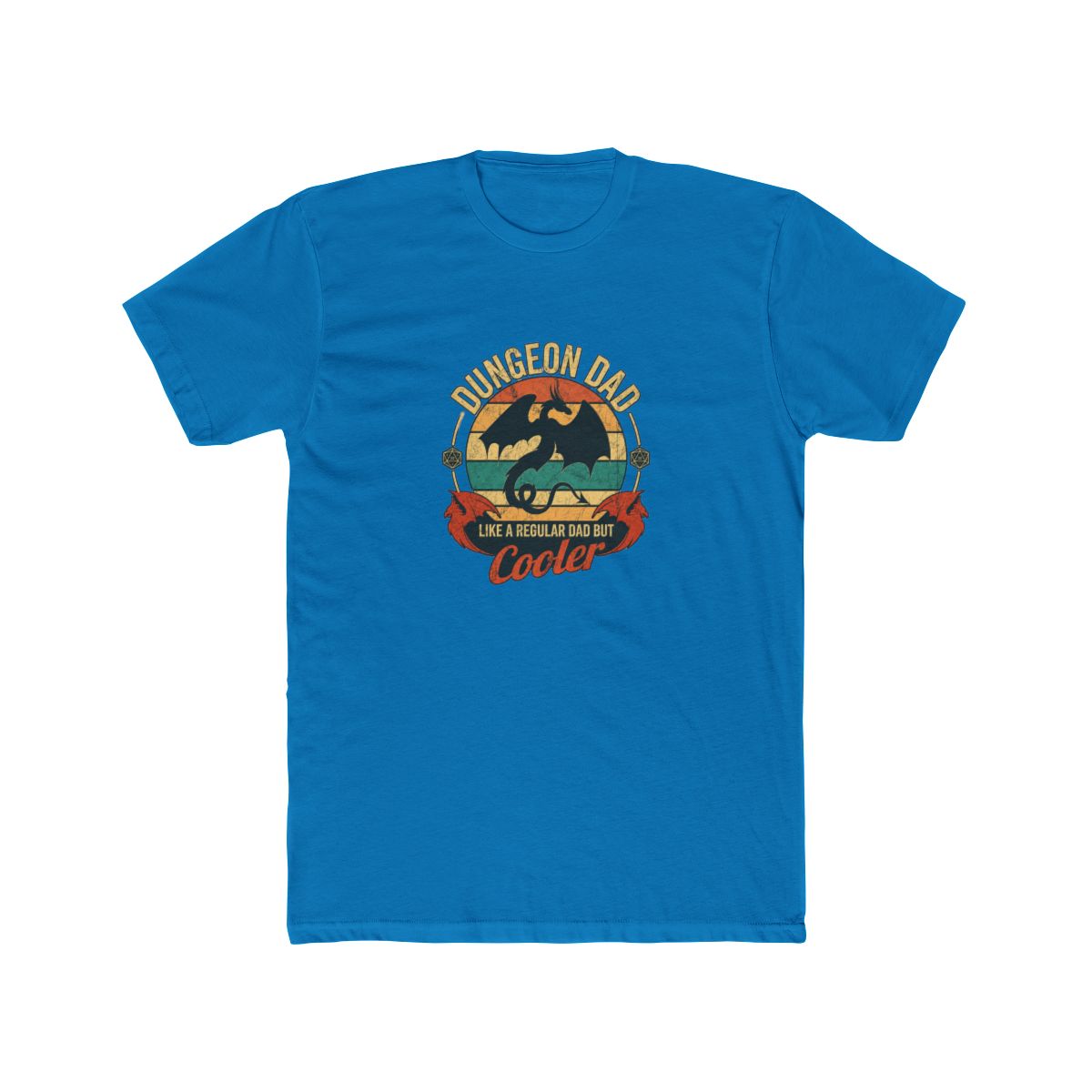 Dungeon Dad Funny Fantasy T Shirt - D&D Gamer Dad Gift - alternate angle 2, merchandise