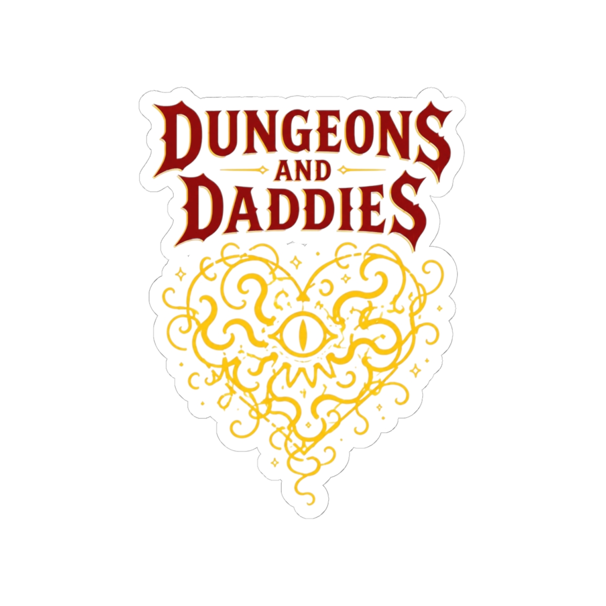 Dungeons and Daddies "The Doodler," Sticker - alternate angle 2, merchandise
