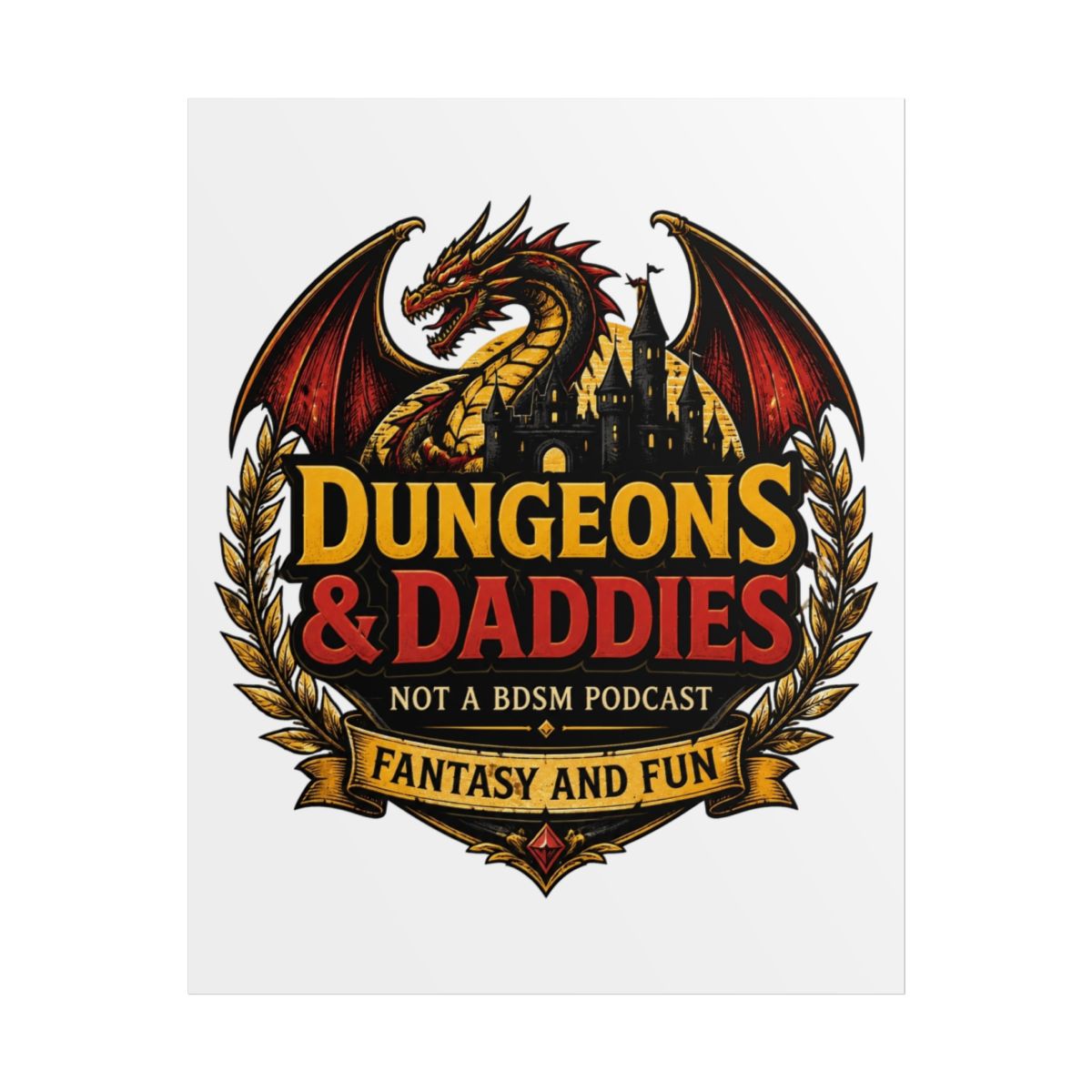 Dungeons and Daddies "DUNGEONS" Poster